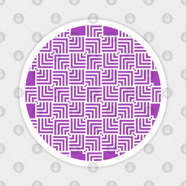 Seamless square pattern Magnet by TeeCQ